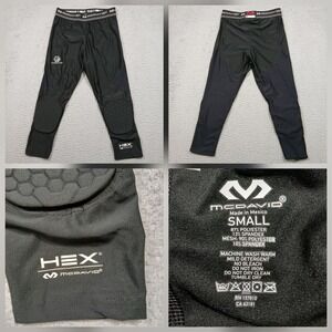 McDavid HEX Padded Compression Pants Small Black Basketball/Football Gear